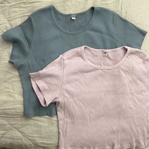 Uniqlo Women’s Ribbed Crop Top (2)